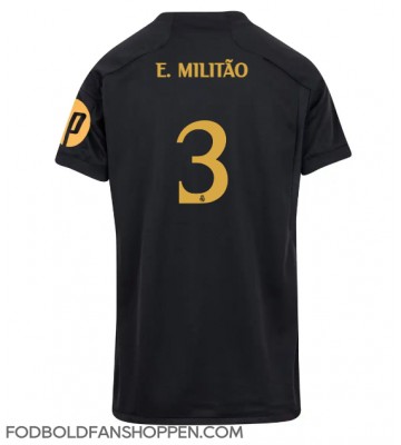 Real Madrid Eder Militao #3 Tredjetrøje Dame 2023-24 Kortærmet